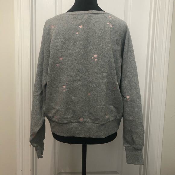 Honeydew Intimates Womens Over The Moon Sweater Sz Small Heather Gray Pullover - Picture 5 of 9